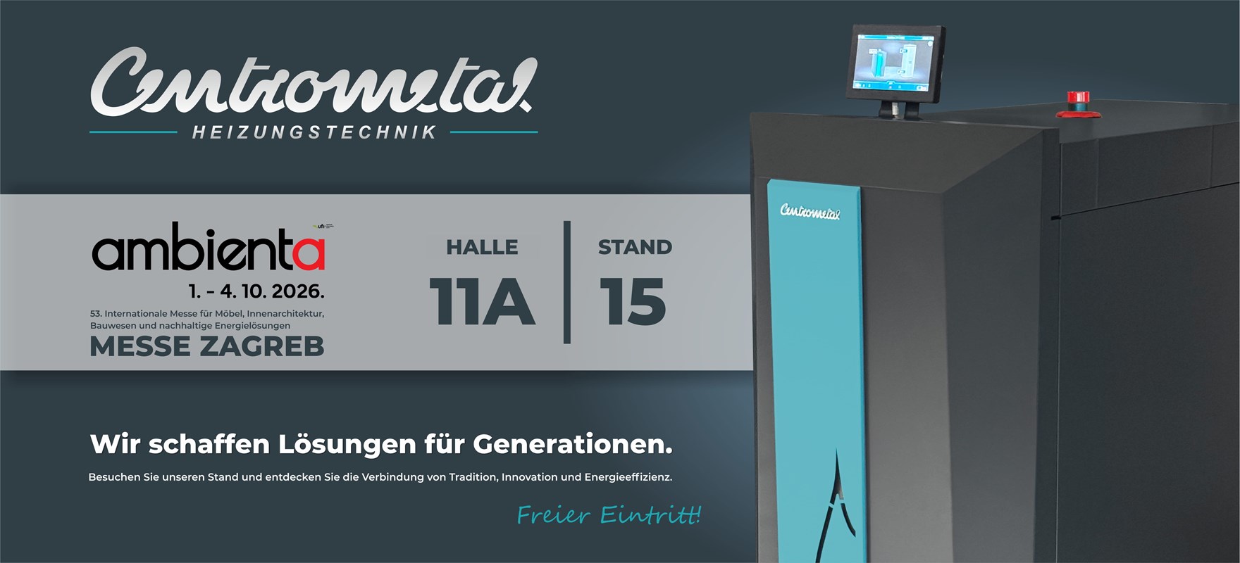 Wir sehen uns auf der Messe Ambienta!