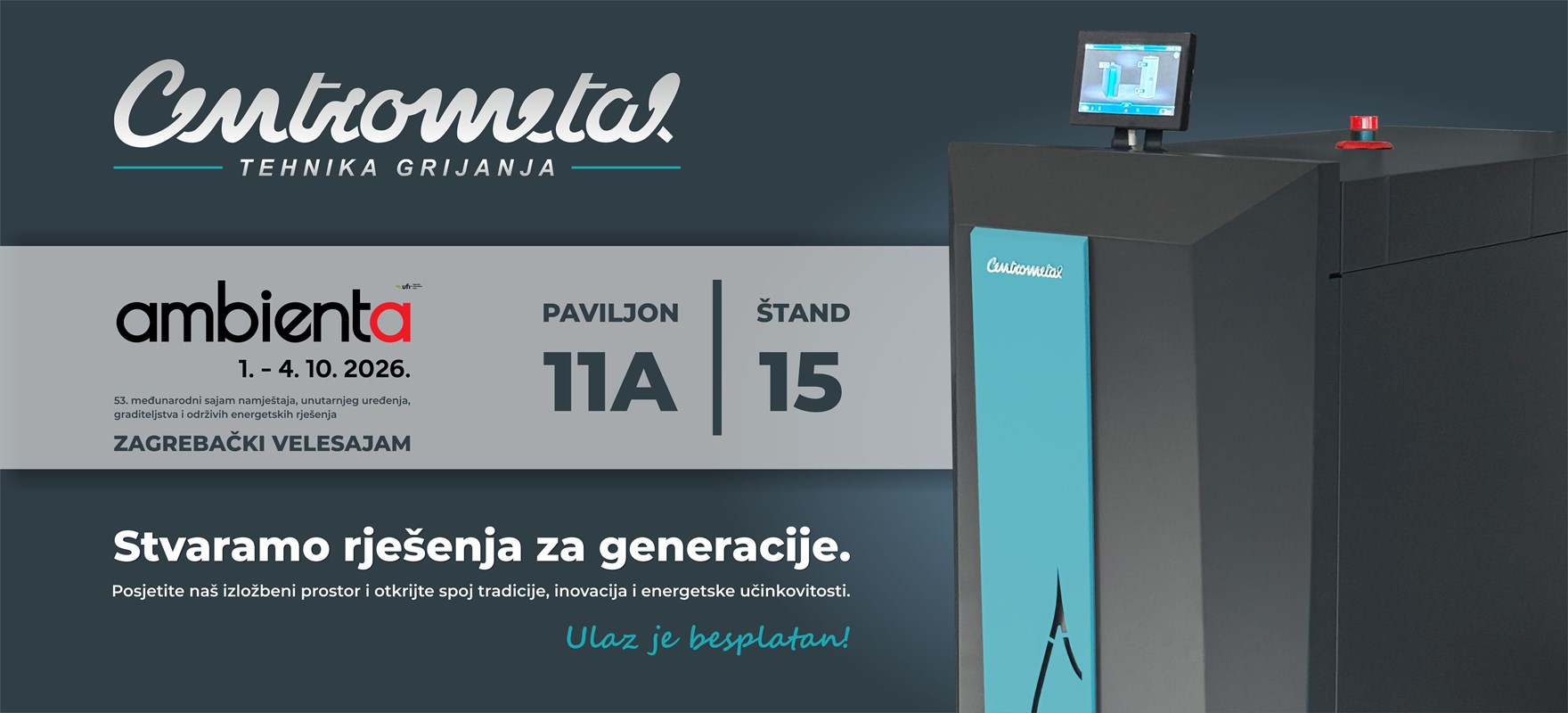 Vidimo se na sajmu Ambienta!